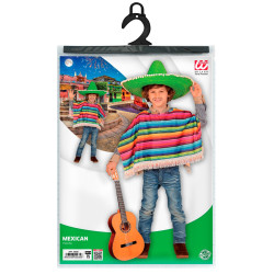 Mexické detské pončo 75 cm